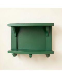 Oak Dale Wall-Mounted Entryway Organizer Shelf - Green (synthetic illustration; no displayed measurements)