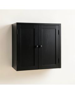 Flint Bend Wall-Mounted Laundry Cabinet - Black (synthetic illustration; no displayed measurements)