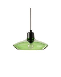Heath Brook Pendant Light Suspended From One Plain Cable - Green (synthetic illustration; no displayed measurements)