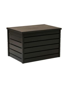 Laurel Canyon Closed Outdoor Storage Box - Black (synthetic illustration; no displayed measurements)