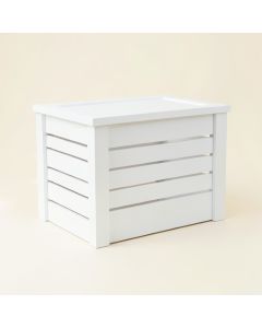 Olive Dale Closed Outdoor Storage Box - White (synthetic illustration; no displayed measurements)