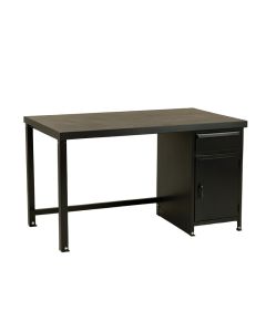 Bay Branch Empty Workshop Workbench - Black