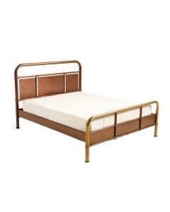 Trace Twin Metal Platform Bed (synthetic illustration; no displayed measurements)