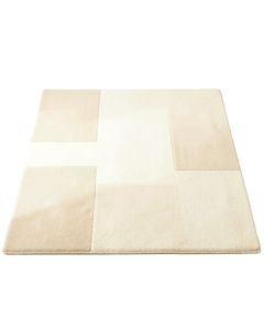 Hazel Bluff Rectangular Area Rug - Ivory (synthetic illustration; no displayed measurements)