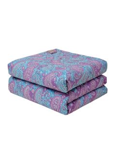 Bridgnorth Reversible Paisley Cotton Blend 7 Piece Comforter Set