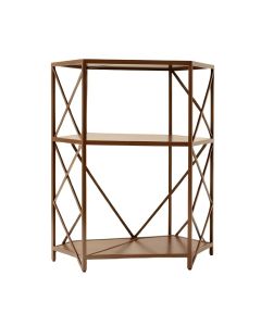 Mucci 52.75 '' H X 23.5 '' W Metal Geometric Bookcase