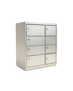 High Security 9 Door Front Load 4C Horizontal Mail Center