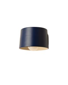 Clay Brook Wall Sconce Mounted On A Plain Wall - Navy (synthetic illustration; no displayed measurements)