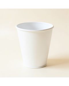 Olive Branch Empty Planter - White (synthetic illustration; no displayed measurements)