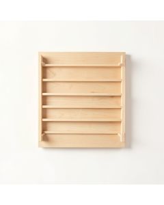 Field Crossing Empty Wall-Mounted Tool Organizer Panel - Beige (synthetic illustration; no displayed measurements)