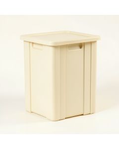 Reed Dale Closed Outdoor Storage Box - Ivory (synthetic illustration; no displayed measurements)