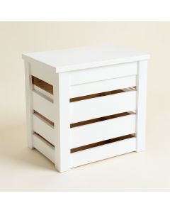 Heath Branch Closed Garden Compost Bin - White (synthetic illustration; no displayed measurements)