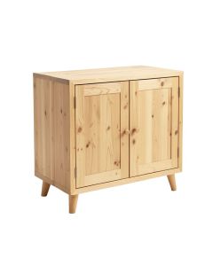 43.97 '' Wide Pine Wood Server