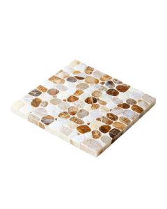 Mother Of Pearl 0.6 '' X 0.6 '' Seashell Mosaic Tile