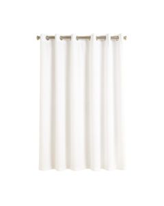 Gretchen Solid Semi-Sheer Grommet Single Curtain Panel