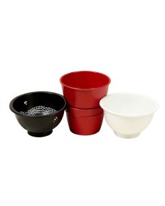 Bene Casa 3 Piece Stainless Steel Strainer Set (synthetic illustration; no displayed measurements)