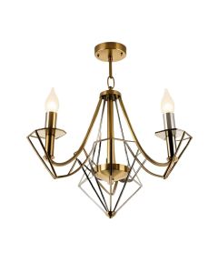 Carmen 8 - Light Lantern Geometric Chandelier (synthetic illustration; no displayed measurements)