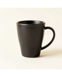 Hazel Branch Ceramic Mug - Black (synthetic illustration; no displayed measurements)
