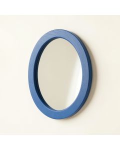 Maple Arc Framed Wall Mirror - Blue (synthetic illustration; no displayed measurements)