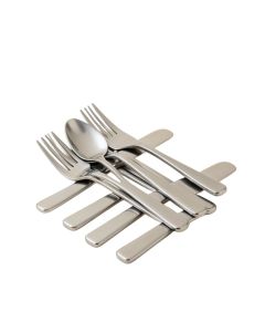 Napoleon Bee 45 Piece 18/10 Stainless Steel Flatware Set , Service For 8