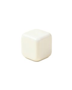Meadow Bridge Cabinet Knob Without Packaging - White (synthetic illustration; no displayed measurements)