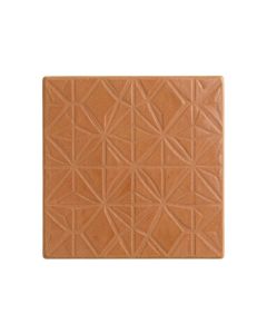 Meadow Brook Uninstalled Square Decorative Tile - Terracotta (synthetic illustration; no displayed measurements)