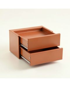 Dawn Dell Under-Desk Drawer Unit - Terracotta (synthetic illustration; no displayed measurements)