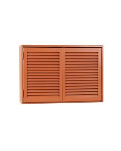 River Branch Wall-Mounted Entry Cabinet - Terracotta
