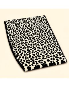 Zambiana Animal Print Tufted Black/Ivory Area Rug (synthetic illustration; no displayed measurements)