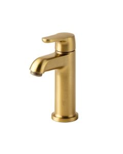 Waterfall Single Hole Bathroom Faucet With Drain Assembly