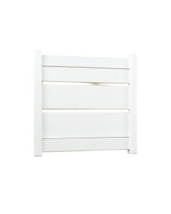 Hill Brook Empty Wall-Mounted Tool Organizer Panel - White