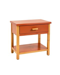 Oak Crossing Nightstand - Terracotta (synthetic illustration; no displayed measurements)