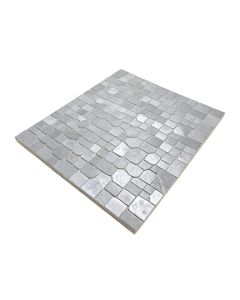 Eden Mosaic Tile Floor & Wall Tile 12 '' X 12 '' Metal Mosaic Tile (synthetic illustration; no displayed measurements)