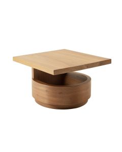 Loehr Wheel Coffee Table With Storage (synthetic illustration; no displayed measurements)