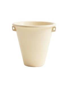 Ash Bend Empty Railing Planter With Integral Brackets - Cream