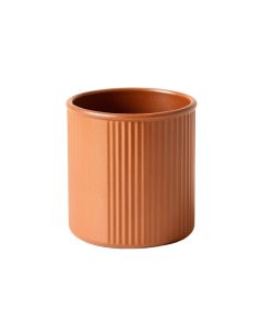 Meadow Bridge Empty Candle Holder - Terracotta (synthetic illustration; no displayed measurements)