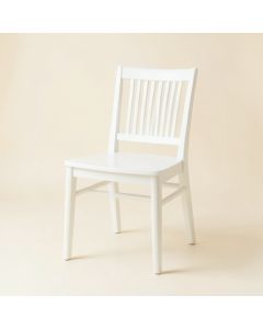 Ash Falls Dining Chair - White (synthetic illustration; no displayed measurements)