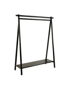 Vale Arc Empty Garment Rack - Black (synthetic illustration; no displayed measurements)