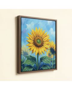The Sunflower Painting Print (synthetic illustration; no displayed measurements)