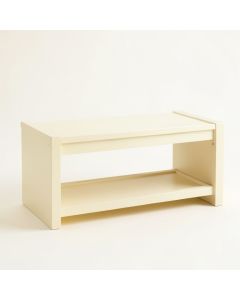 Clay Field Indoor Bench - Cream (synthetic illustration; no displayed measurements)