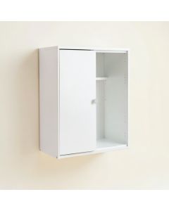 Ash Dale Wall-Mounted Laundry Cabinet - White (synthetic illustration; no displayed measurements)