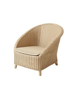 Wren Bluff Outdoor Lounge Chair - Beige (synthetic illustration; no displayed measurements)