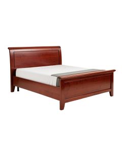 Ivywood Solid Wood Low Profile Sleigh Bed (synthetic illustration; no displayed measurements)