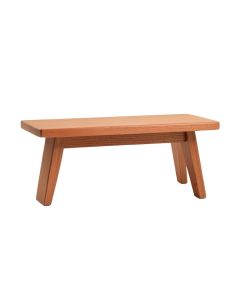Dawn Bridge Indoor Bench - Terracotta (synthetic illustration; no displayed measurements)