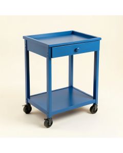 Wren Bend Empty Rolling Workshop Cart - Blue (synthetic illustration; no displayed measurements)