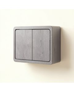 Cedar Brook Wall-Mounted Entry Cabinet - Gray (synthetic illustration; no displayed measurements)