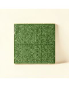 Flint Brook Uninstalled Square Decorative Tile - Green (synthetic illustration; no displayed measurements)