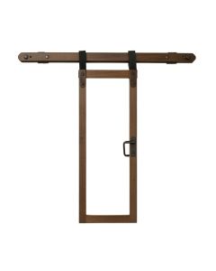 Classic Straight Strap Sliding Standard Single Track Barn Door Hardware Kit
