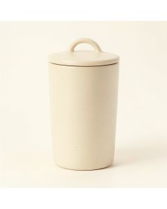 Stone Bridge Storage Canister With Lid - Ivory (synthetic illustration; no displayed measurements)