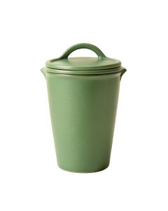 Elm Bluff Storage Canister With Lid - Green